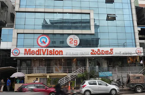 The MediVision flagship hospital at Masab Tank, Hyderabad
