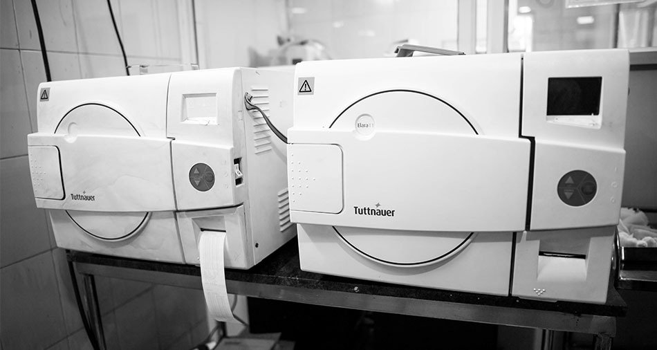 Biometry room where lens power is measured before cataract surgery