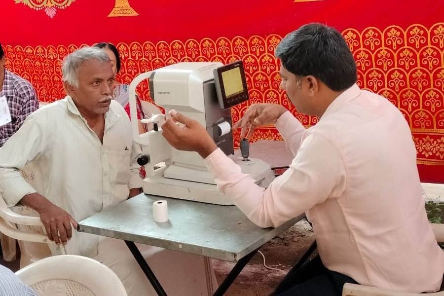 Workplace eye check-up drive